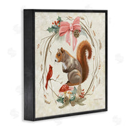 Kelley Talent | Woodland Squirrel Rustic Wreath