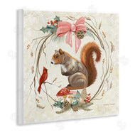 Kelley Talent | Woodland Squirrel Rustic Wreath
