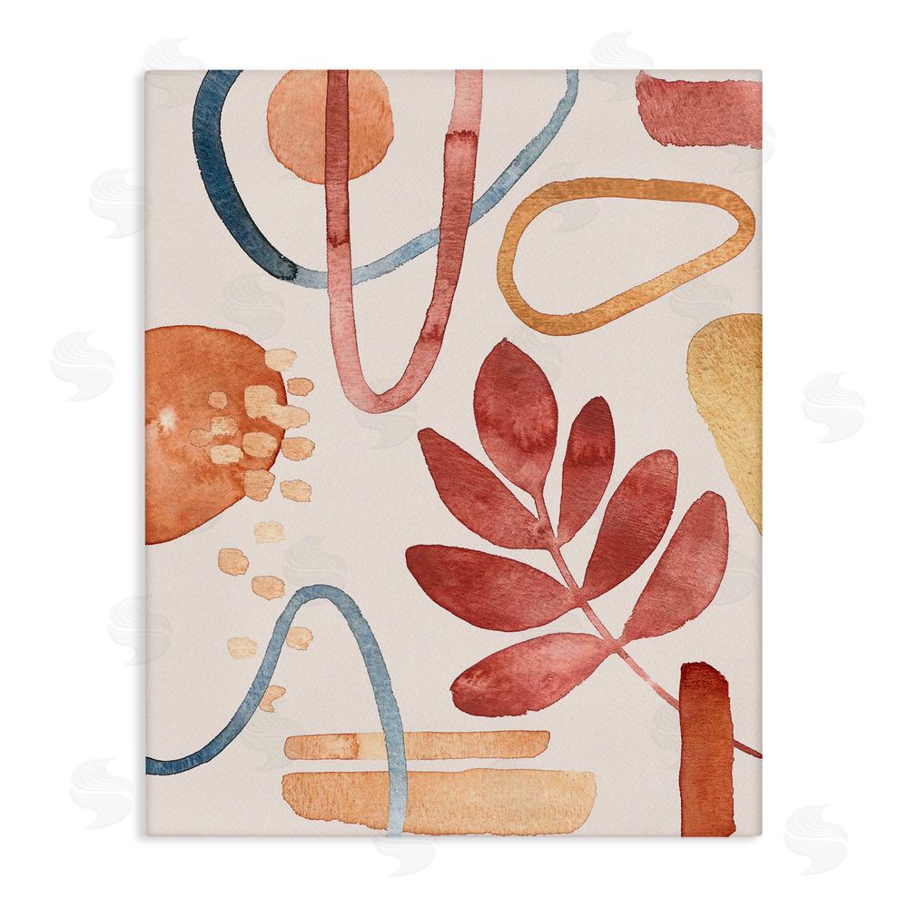 Camila Juncos Earthy Organic Nature & Shapes Canvas Wall Art Print