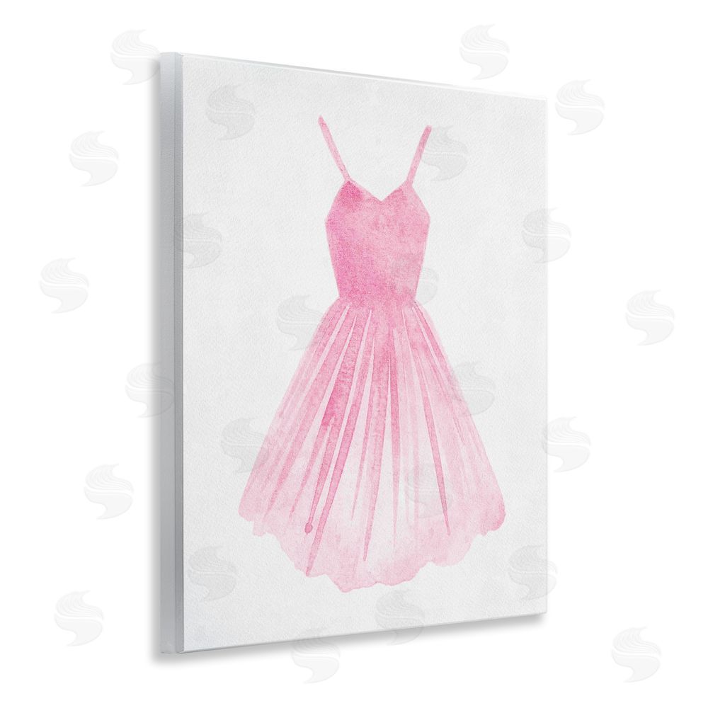 Camila Juncos Pink Ballerina Dress Wall Plaque Art Print