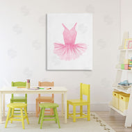 Camila Juncos | Pink Ballerina Tutu Watercolor