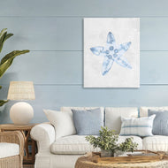 Camila Juncos | Soft Watercolor Blue Starfish