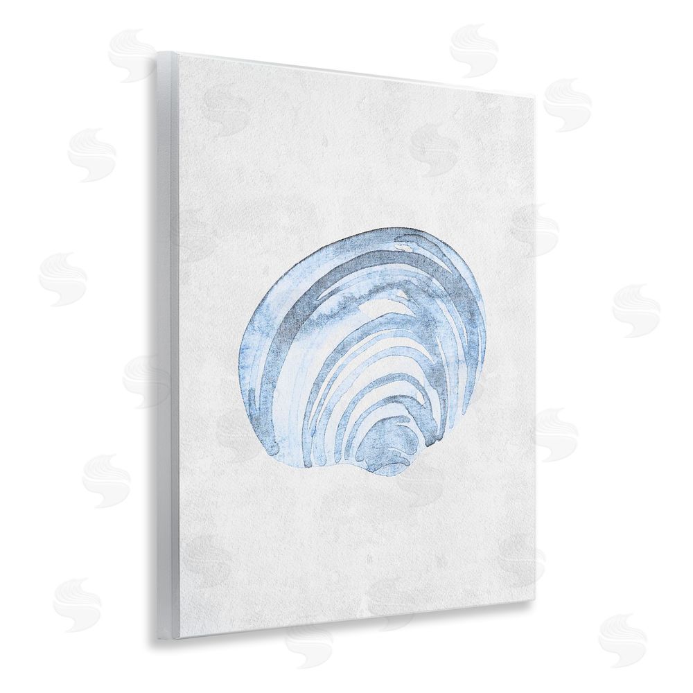 Camila Juncos Sea Snail Subtle Blue Wall Plaque Art Print