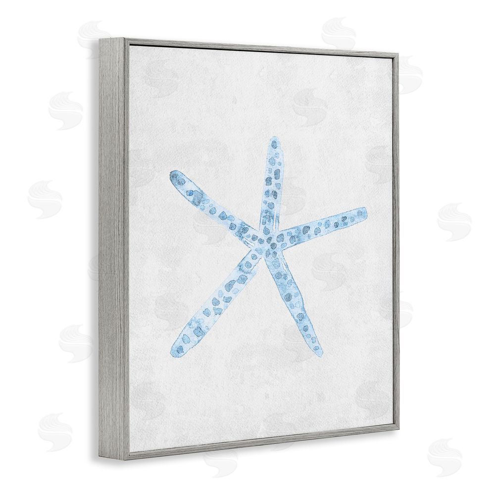 Camila Juncos Starfish with Thin Arms Gray Framed Giclee Art Print