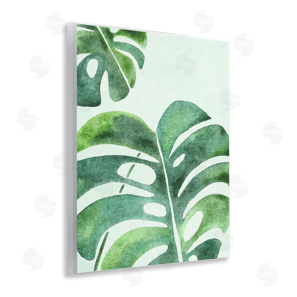 Camila Juncos Monstera Leaf Tropics Wall Plaque Art Print
