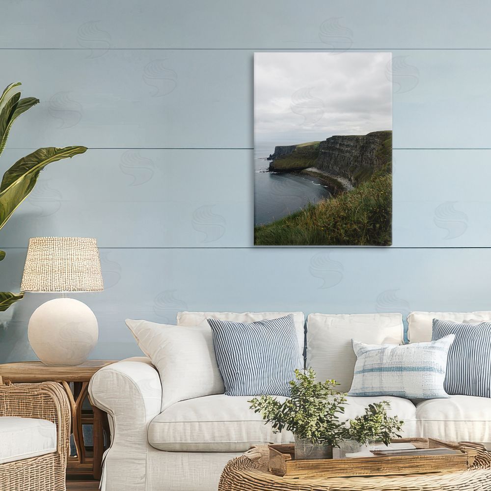 Jade Sharp Photo Ireland Cove Scenic Inlet Printed Wall Art in Room