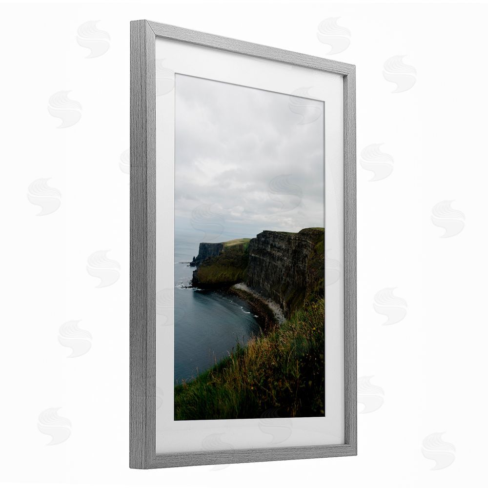 Jade Sharp Photo Ireland Cove Scenic Inlet Gray Framed Print Under Glass Art