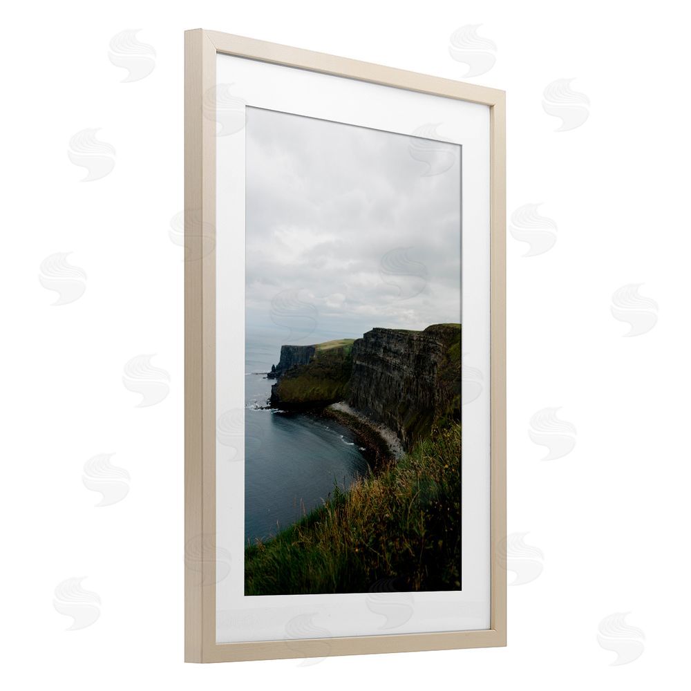 Jade Sharp Photo Ireland Cove Scenic Inlet Birch Framed Print Under Glass Art