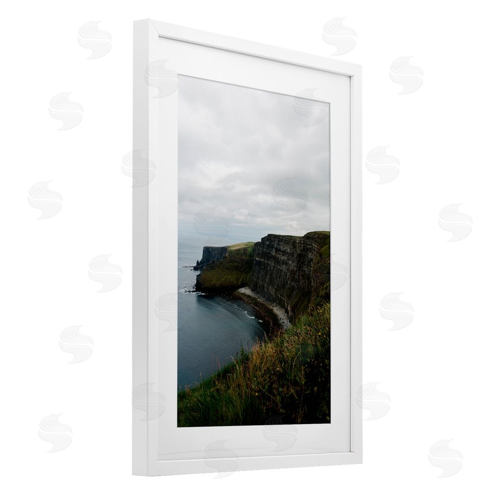 Jade Sharp Photo Ireland Cove Scenic Inlet White Framed Print Under Glass Art
