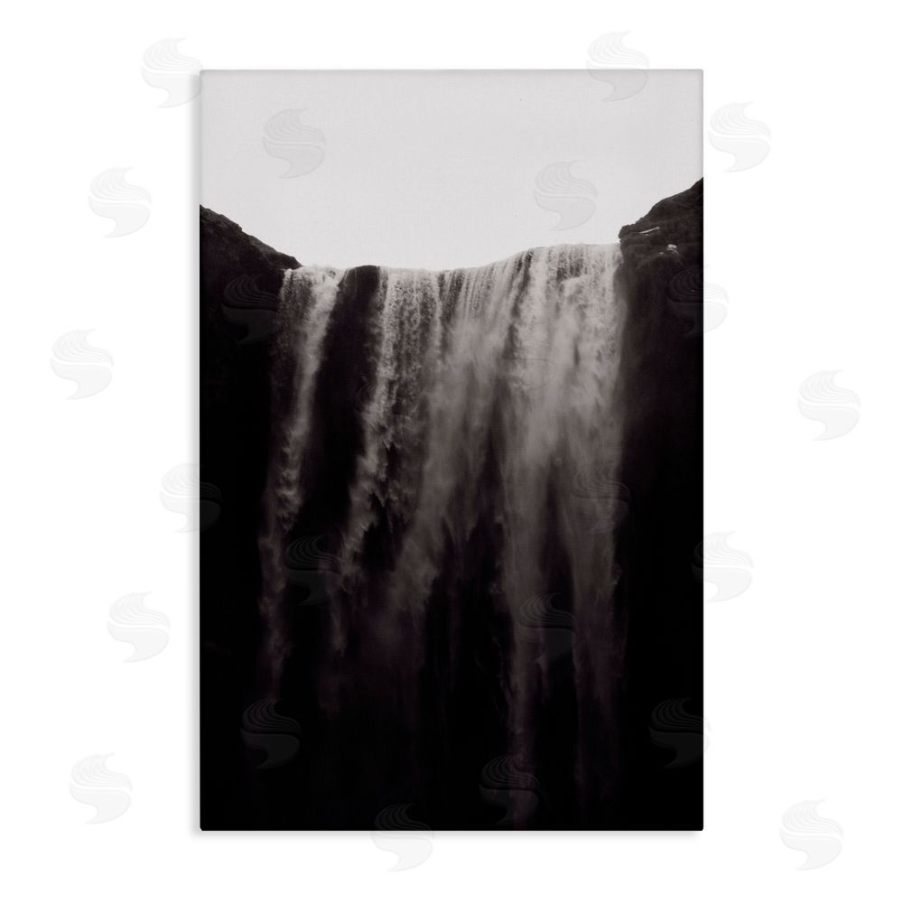 Jade Sharp Photo Skogafoss Icelandic Waterfall Canvas Wall Art Print