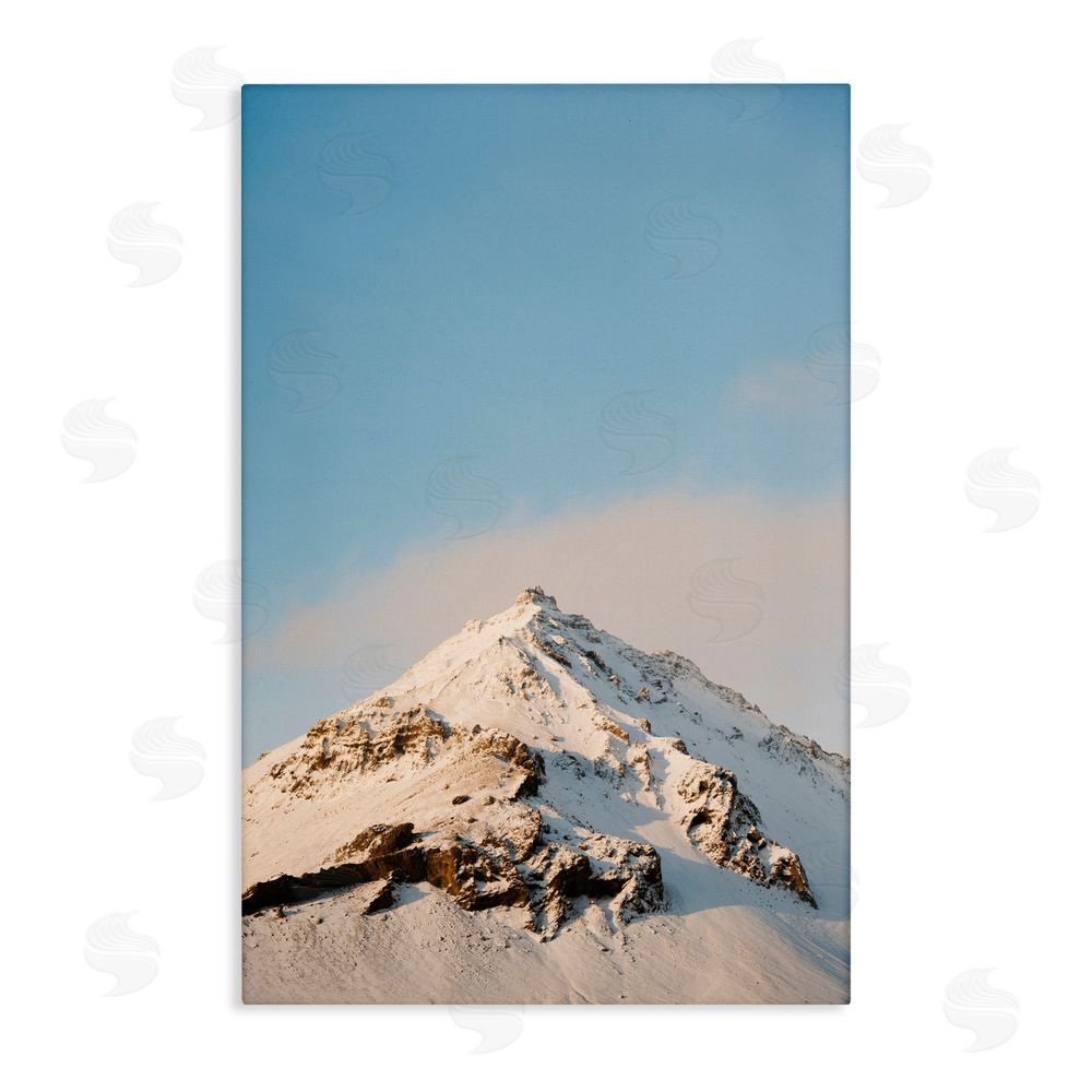 Jade Sharp Photo Iceland Peninsula Snowy Peak Canvas Wall Art Print