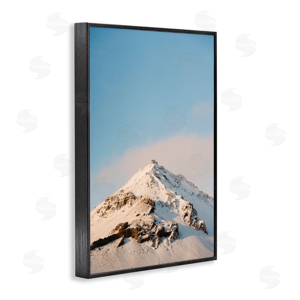 Jade Sharp Photo Iceland Peninsula Snowy Peak Black Framed Giclee Art Print