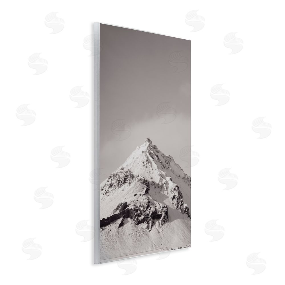 Jade Sharp Photo Icy Mountain Peak Iceland Wall Plaque Art Print