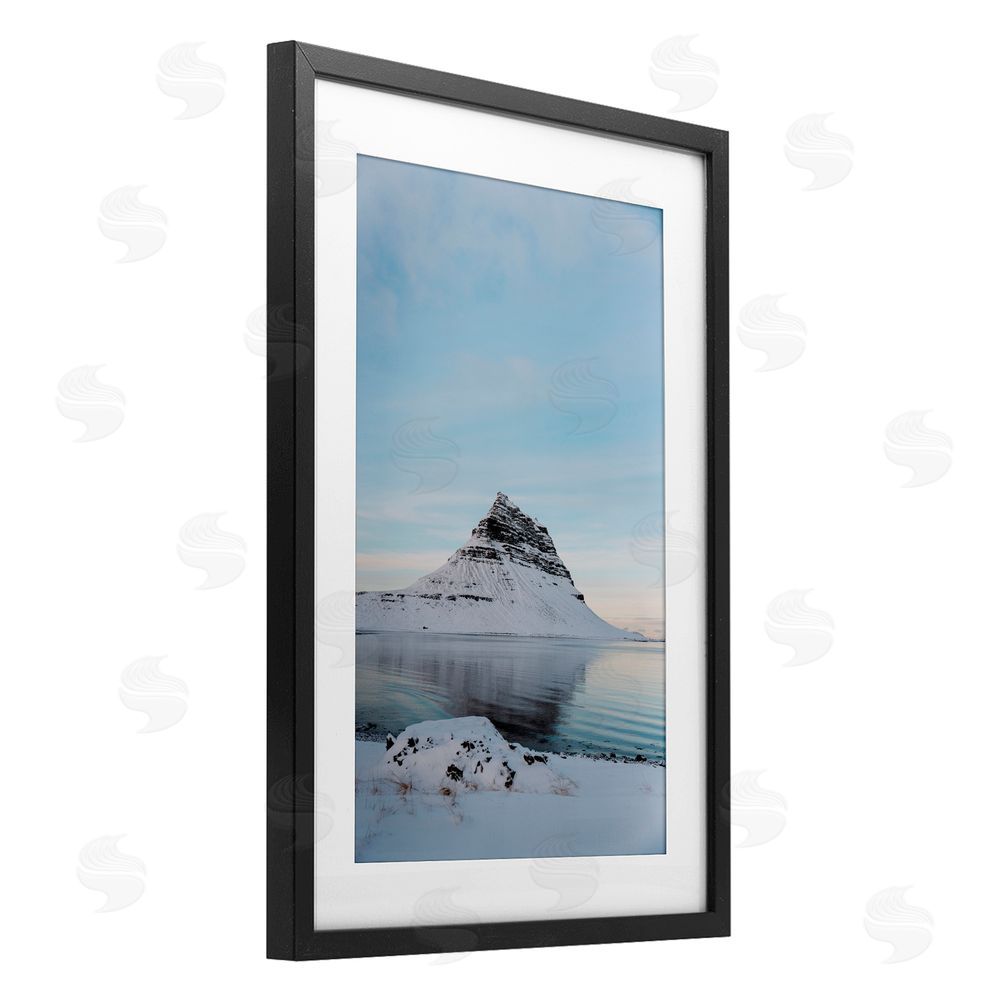 Jade Sharp Photo Scenic Iceland Peninsula Black Framed Print Under Glass Art