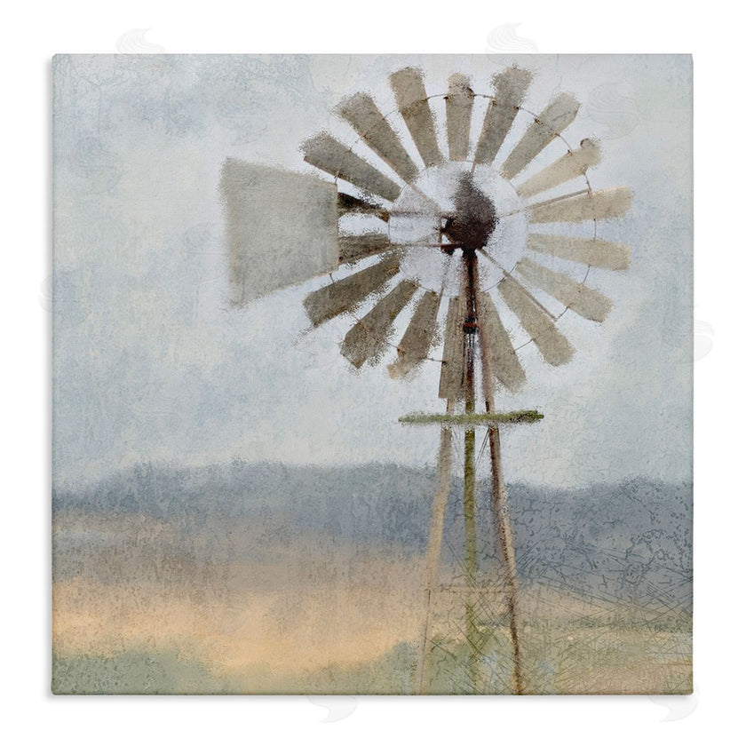 Kimberly Allen | Neutral Blue Windmill Breeze