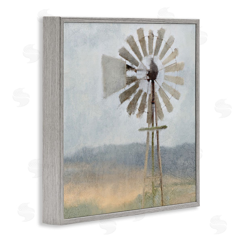 Kimberly Allen | Neutral Blue Windmill Breeze