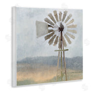 Kimberly Allen | Neutral Blue Windmill Breeze