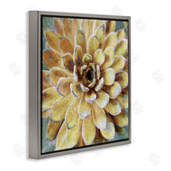 Lindsay Benson | Yellow Botanical Succulent Bloom Painting