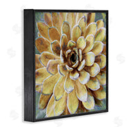 Lindsay Benson | Yellow Botanical Succulent Bloom Painting