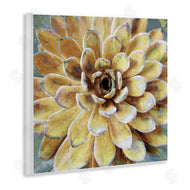 Lindsay Benson | Yellow Botanical Succulent Bloom Painting