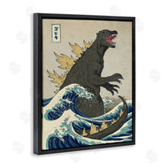 Michael Buxton | Nautical Godzilla Eastern Style Illustration