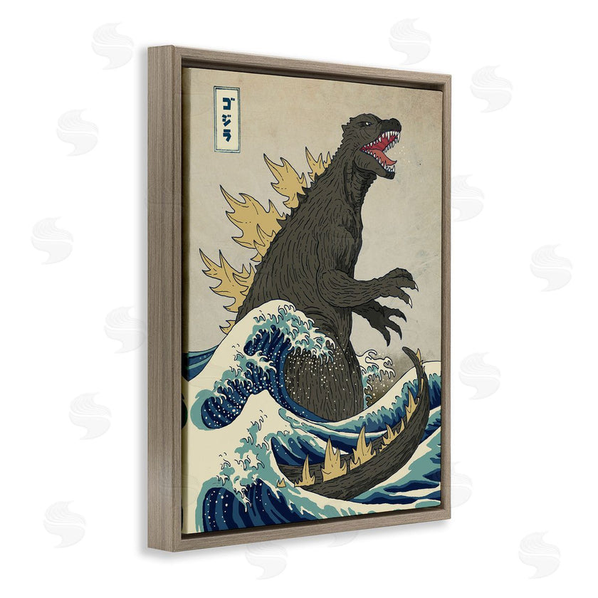 Michael Buxton | Nautical Godzilla Eastern Style Illustration