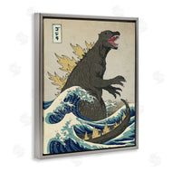 Michael Buxton | Nautical Godzilla Eastern Style Illustration