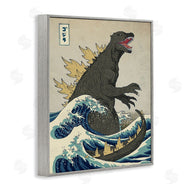 Michael Buxton | Nautical Godzilla Eastern Style Illustration