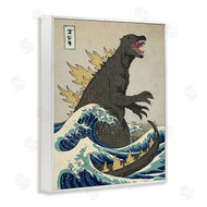 Michael Buxton | Nautical Godzilla Eastern Style Illustration