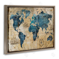 Art Licensing Studio | Vintage Abstract World Map Design