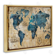 Art Licensing Studio | Vintage Abstract World Map Design
