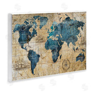 Art Licensing Studio | Vintage Abstract World Map Design