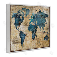 Art Licensing Studio | Vintage Abstract World Map Design