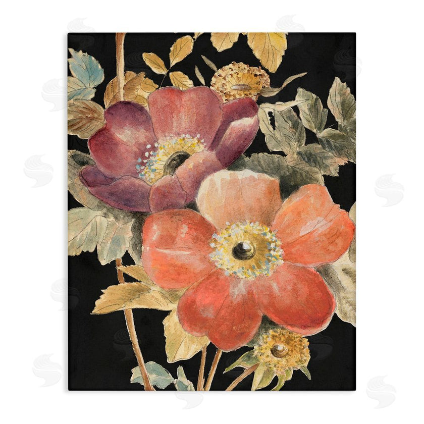 Lanie Loreth | Vintage Flower Pair on Dark