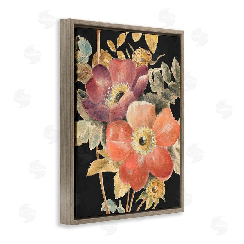 Lanie Loreth | Vintage Flower Pair on Dark