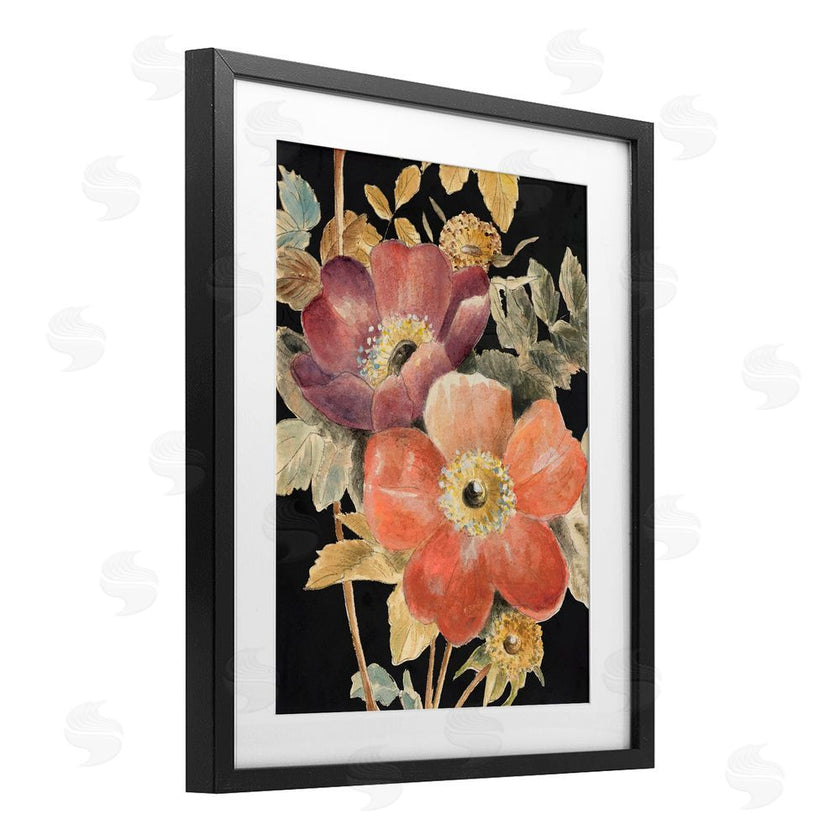 Lanie Loreth | Vintage Flower Pair on Dark