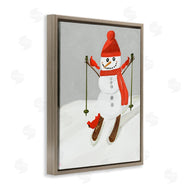 Kristal Clifford | Snowman Skiing with Cardinals