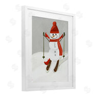 Kristal Clifford | Snowman Skiing with Cardinals