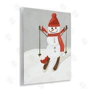 Kristal Clifford | Snowman Skiing with Cardinals