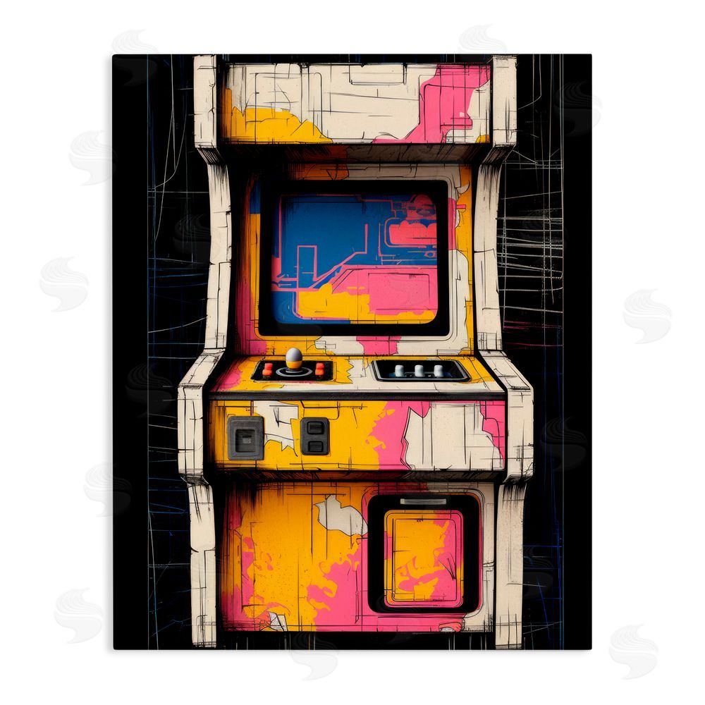 Lazar Studio Retro Joystick Journeys Canvas Wall Art Print