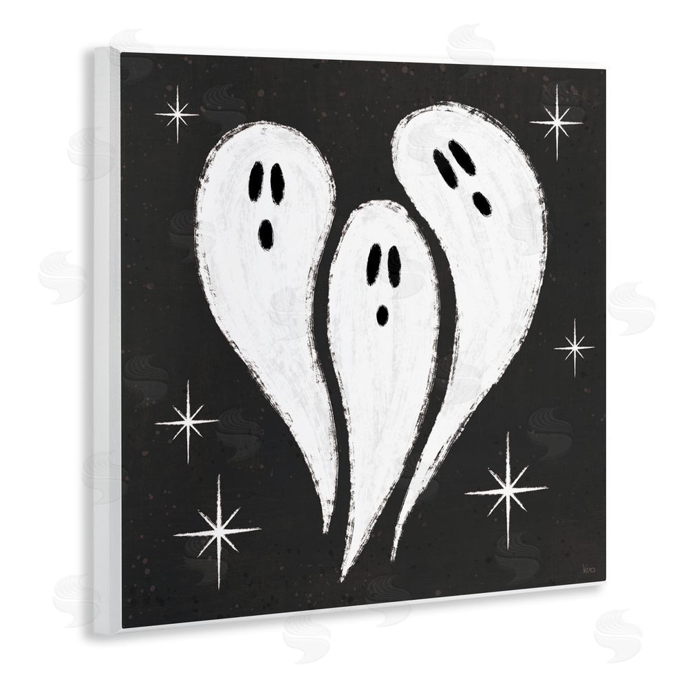 Veronique Charron Wee Bit Wicked Ghosts Wall Plaque Art Print