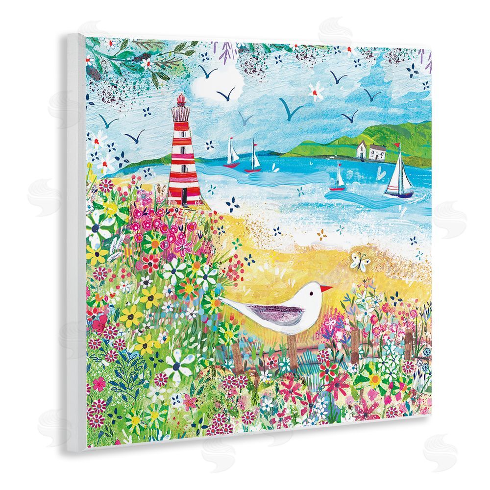 Clare Tupper Summer Whimsy Seaside Wall Plaque Art Print