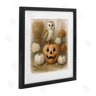 Antony Smith | Autumn Harvest Owl & Jack-o-Lantern