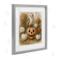 Antony Smith | Autumn Harvest Owl & Jack-o-Lantern