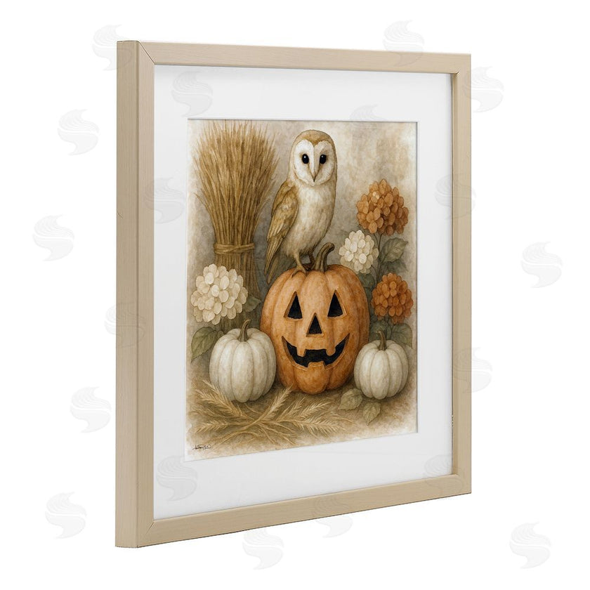Antony Smith | Autumn Harvest Owl & Jack-o-Lantern