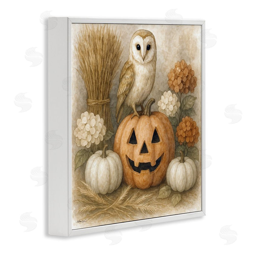 Antony Smith | Autumn Harvest Owl & Jack-o-Lantern