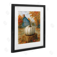 Antony Smith | Harvest Pumpkin on Hay Bale