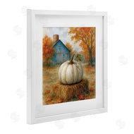 Antony Smith | Harvest Pumpkin on Hay Bale