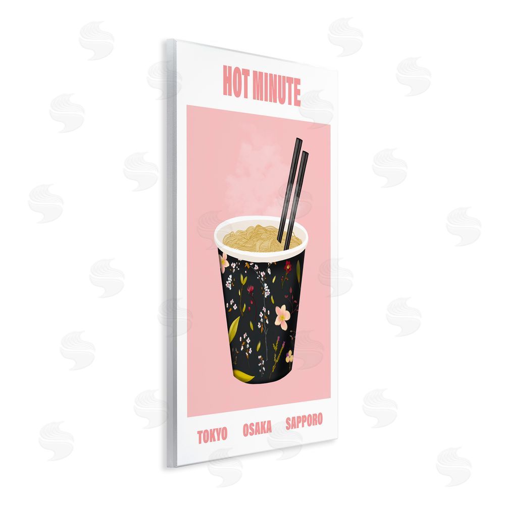 A Barefoot Stylist Hot Minute Cup of Noodles Wall Plaque Art Print
