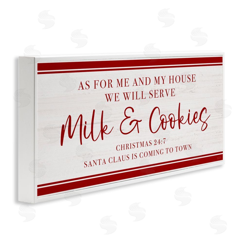 Natalie Carpentieri We Will Serve Milk & Cookies White Frame Giclee Art Print